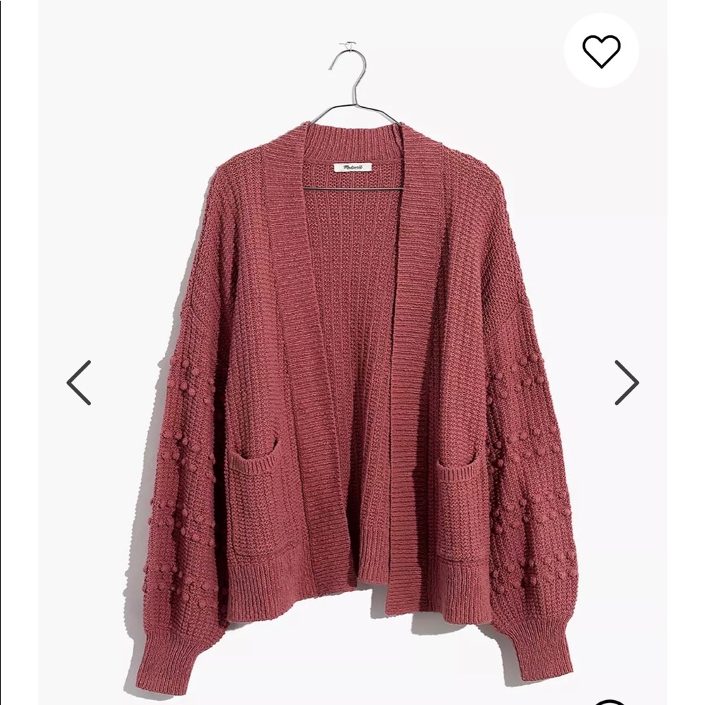 Madewell Bobble Cardigan Sweater